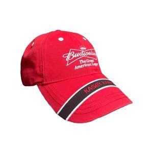 Vintage Budweiser Kasey Kahne 9 Red NASCAR Winners Circle Hat/Cap